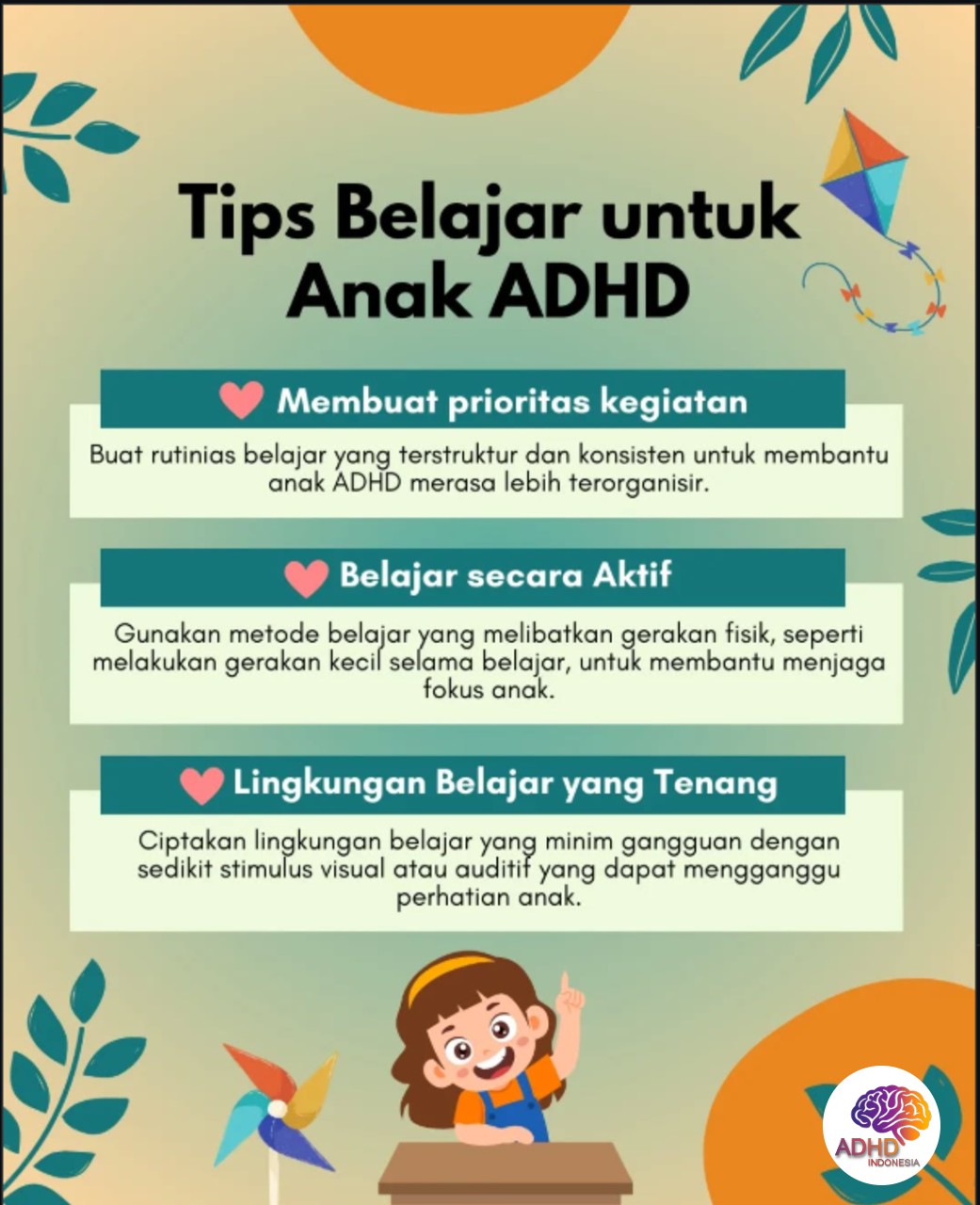 Strategi Belajar yang Cocok untuk Anak ADHD di Kabupaten Sikka